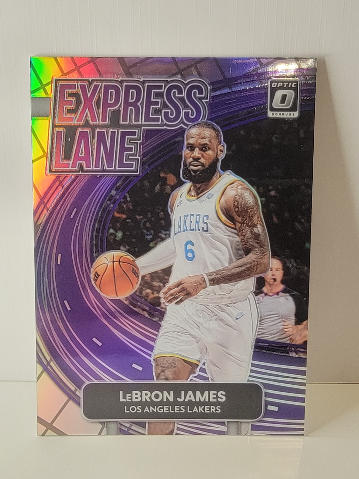 2022-23 Donruss Optic #4 LeBron James Express Lane Purple