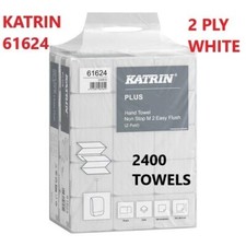 Katrin 61624 Plus Hand Towel Easy Flush M2 Pack x15pcs Pack of 2400