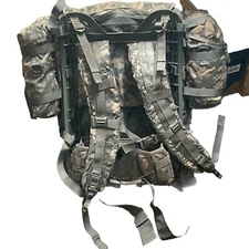 US Army Molle II Rucksack ACU, + Free Waist Bag, + A Random Pouch in ACU