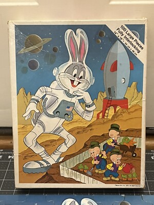 1979 Vintage Whitman Jigsaw Bugs Bunny Puzzle Bugs Bunny on the