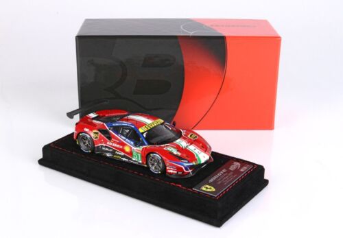 BBR 1:43 Ferrari 488 LM GTE PRO Team AF Corse #51 24H Le Mans 2020 Limited 248 - Afbeelding 1 van 8