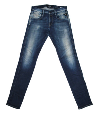 Replay Anbass Herren Jeans - M914 - Blue blau - Denim Neuware - W30 L34