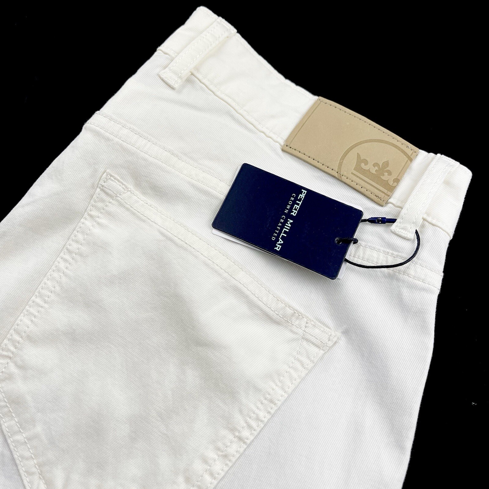 Peter Millar Crown Crafted Wayfare 5 Pocket Pants Almond 33x32 $200