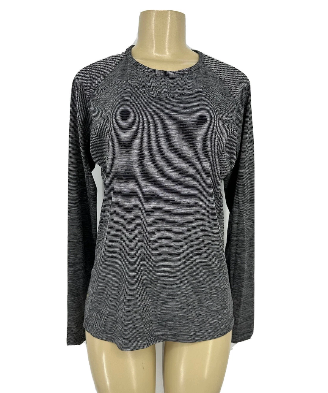 lole pullover crew neck active long sleeve striped x20 shirt
