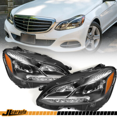 Pair For Mercedes-Benz E-Class W212 Sedan/Wagon E350 2014-2016 LED Headlights