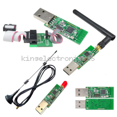 CC2531 Zigbee Bluetooth 4.0 USB Sniffer Packet Protocol Analyzer w/ 8dbi Antenna