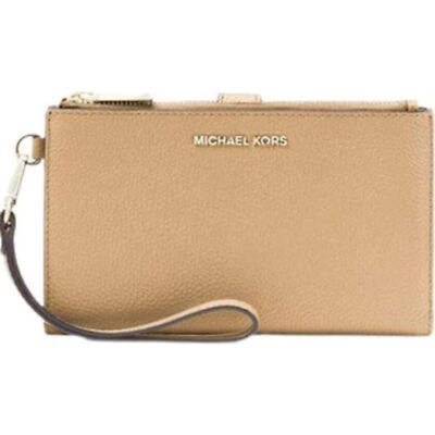 Michael Kors Double Zip Wristlet One Size (Camel) 32T8TFDW4L-222
