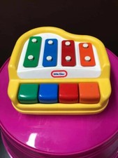 Vintage Little Tykes Xylophone Piano 4 Note Made In USA