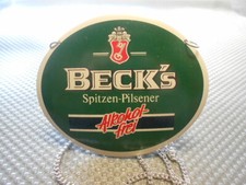 Becks Pilsener Zapfhahnschild M549
