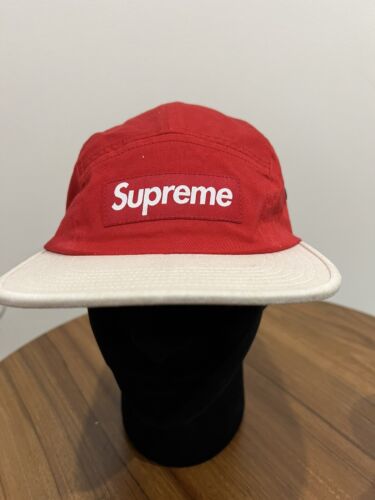 Supreme men's blue and red denim hat – Loop Generation