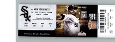 New York Mets vs Chicago White Sox 6/25/2013 Full Ticket -  John Danks