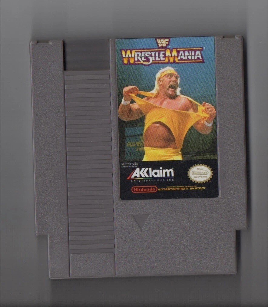 VIDEO GAME Nintendo NES WrestleMania Hulk Hogan Cartridge Only