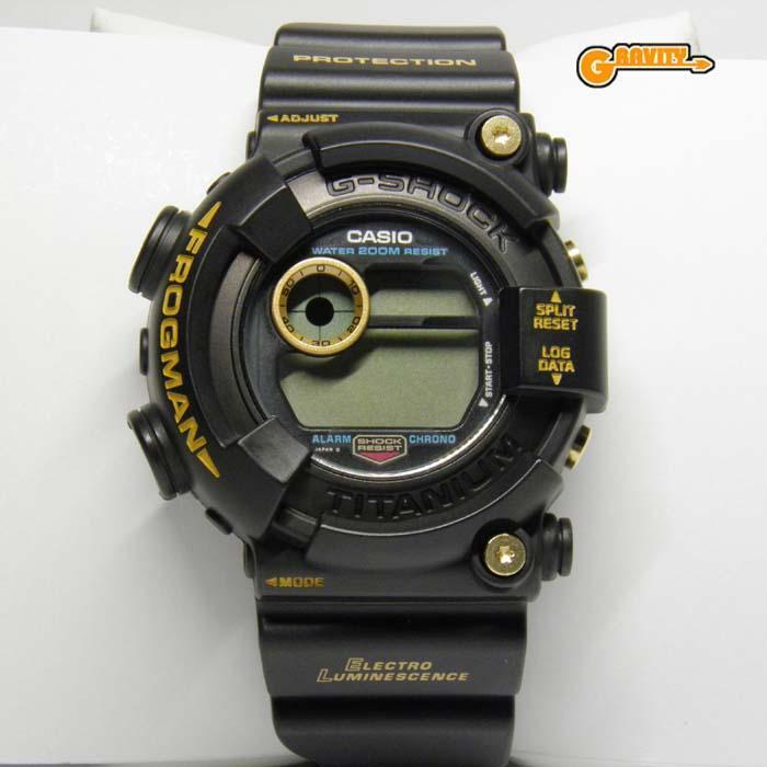 Casio G-Shock Dw-8200B-9A Gold Titanium Frogman Black Gold Casio G-Shock Dw-8200B-9A Gold Titanium Frogman Black Gold