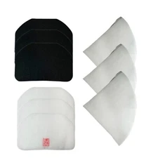 Nispira FK6 Replacement Filters for DeLonghi Deep Fryer Models D650UX, 3 Packs