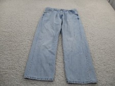 Ecko Unltd Jeans Mens 36 Blue Baggy Y2K Skate Denim Light Wash Logo A2