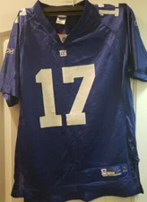 New York Giants Plaxico Burress #17 Reebok Jersey Size Youth XL (18-20)