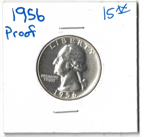 1956 WASHINGTON QUARTER PROOF