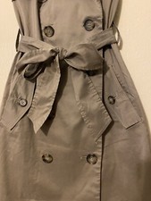 ANN TAYLOR Summer Dress Olive Green Womens Size 0 Strappy Sleeve Backless Dress.