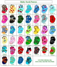 Sock Purse Baby Coin Change Bandana Shoe Star Monkey Heart Frog Cow 15% Off 3