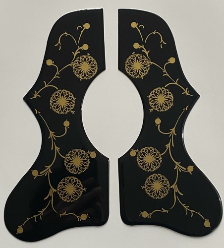 Crystal Self Adhensive Pickguard Black For Gibson J200 SJ-200 Acoustic Guitar