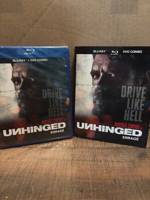 Unhinged - Blu-ray & DVD Combo w/slip - New + Russell Crowe