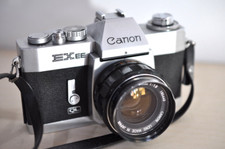 Canon EX-EE camera SLR with Canon EX 1.8/50mm Lens