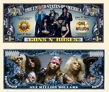 OUR GUNS N ROSES BAND NOVELTY NOTE (25 Bills)