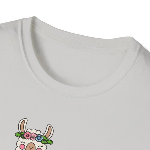 Cute Llama T-Shirt, Unisex Softstyle Tee, Perfect for Llama Lovers - Picture 8 of 25