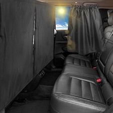 99 Light Blocking Car Curtains, Fabric Rear Seat  Side Windows Divider