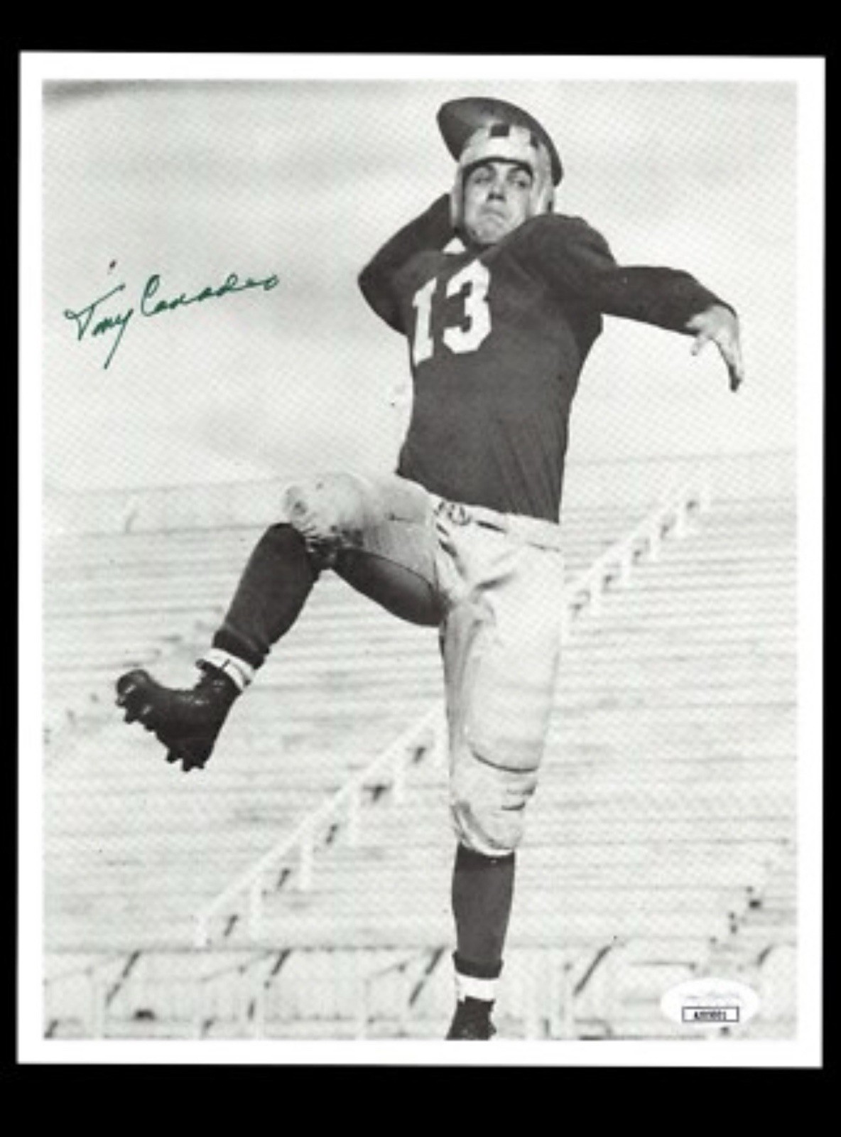 Tony Canadeo Autographed Signed Green Bay Packers 8x10 Photo w/COA 