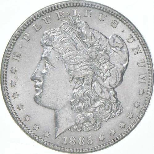 AU+ 1885 (P) Morgan Silver Dollar (1 coin) *9975