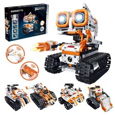 5 in 1 STEM Robotics Building Kit, 560 PCS APP/Remote Control Robot Toy Build...