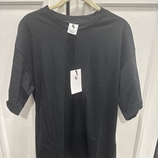 Brand NWT Nike Men's Premium Black Short Sleeve Crew Neck T-Shirt Size S,M,Xl