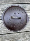 Griswold No. 7 Cast Iron Skillet Cover 467 Self Basting Erie PA
