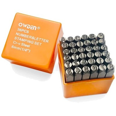 Professional Letter and Number Punch Set