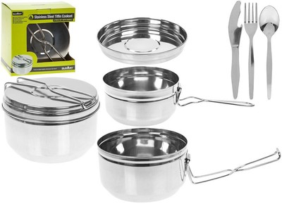 Summit Tiffin Kochset tragbar 6-teilig Camping/Outdoor 