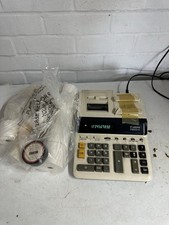 Rare Vintage Canon P3210-D Electronic Printing Calculator - Working With Paper