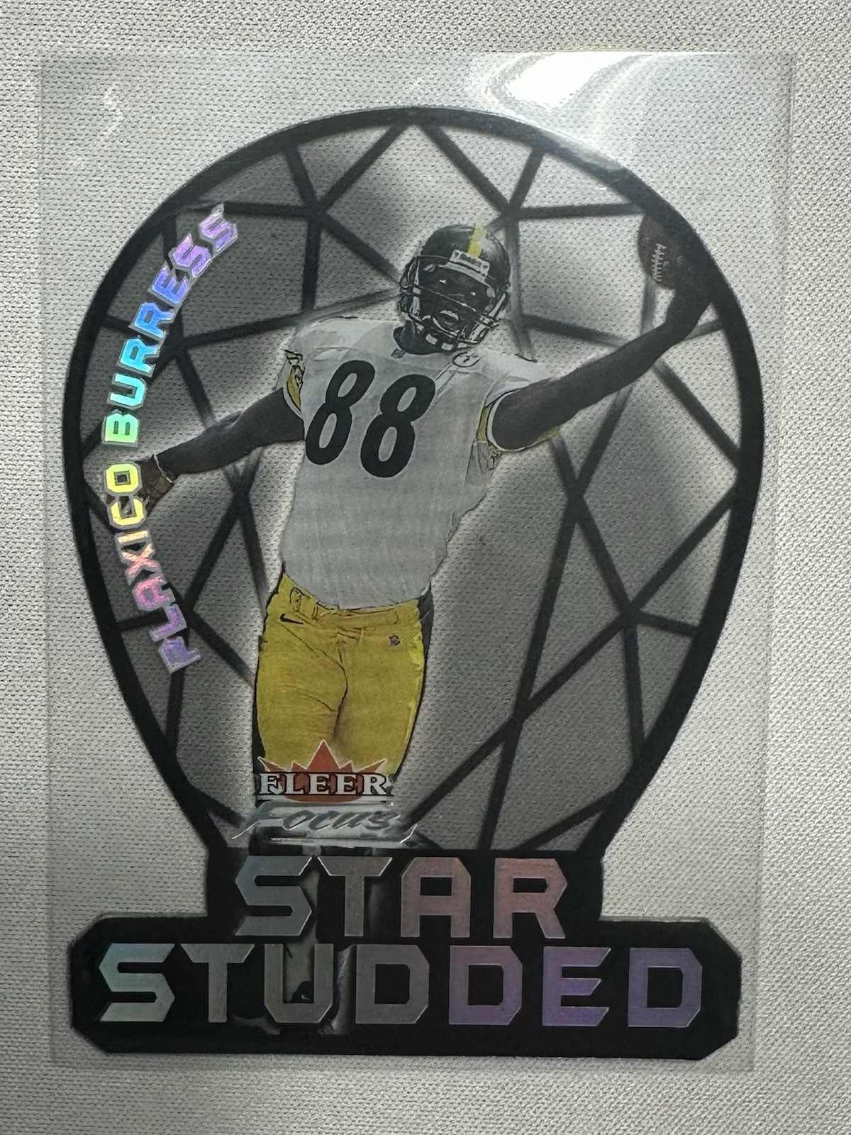 Plaxico Burress Focus Star Studded #24 Base
