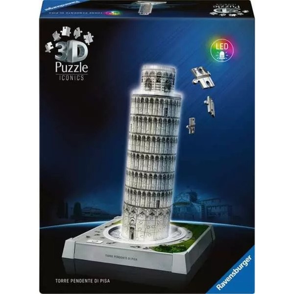 3D Puzzle Iconics: Schiefer Turm Von Pisa - Mit Licht (216 Teile)-image
