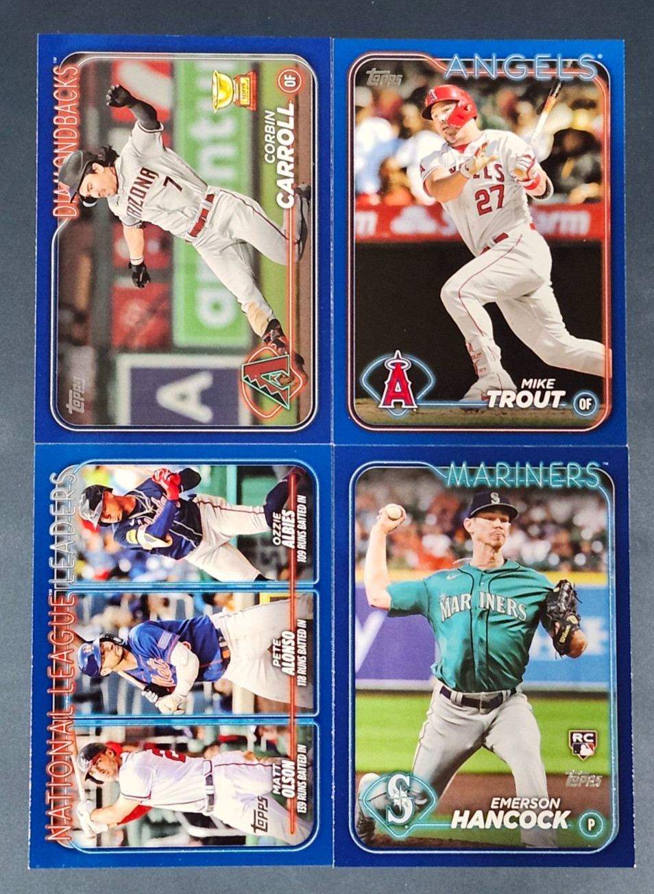 2024 Topps Series 1 ROYAL BLUE Parallels You Pick - 2 Card Minimum