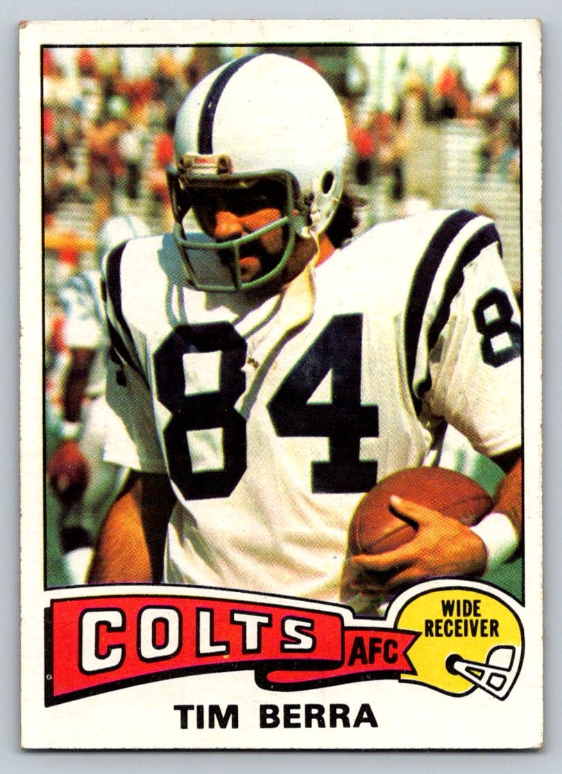 Tim Berra 1975 Topps #301 Baltimore Colts RC Rookie