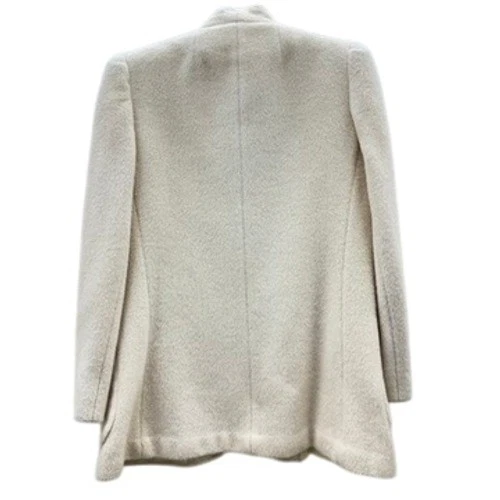 Forstmann Jill Jr. de colección Abrigo de lana crema años 60 mujer blazer chaqueta pequeña pequeña Foto 3 de 4