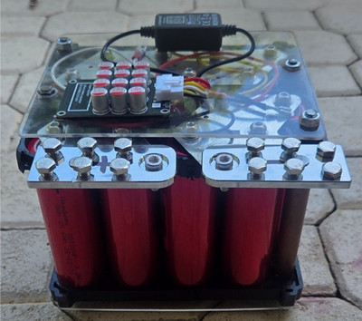 Car Audio High Power 12.8V 32Ah 5,000 Watts Battery LiFePO4 Balancer+Fuel Gauge