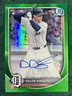 DILLON DINGLER TOPPS CHROME UPDATE 2025 AUTO TRUE GREEN REFRACTOR TIGERS /99
