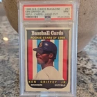 1989 Baseball Cards Magazine Ken Griffey Jr Repli-Cards #63 PSA 9 Mariners RC