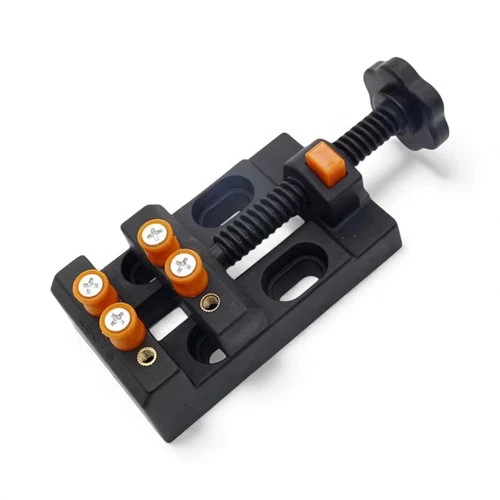 ✅ Mini Bench Vise Clock Picture Repair Soldering Drilling Black