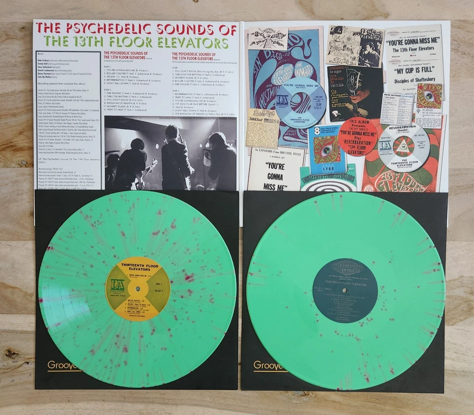 13th Floor Elevators - The Psychedelic Sounds Vinyl 2LP Limited Splatter 2022 NM - Image 2 of 4