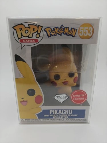 Funko Pop! Pokémon Pikachu #553 Diamond Collection GameStop Exclusive