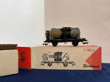 Vagone con cisterna petroli Rivarossi H0 C MBe/9. Anni 50/60. Scatola originale