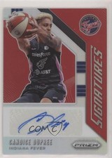 2020 Panini Prizm WNBA Signatures Silver Prizm Candice Dupree #SG-CDP Auto 14t3